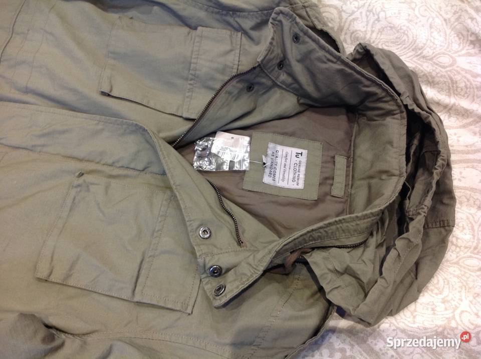 Kurtka Parka Khaki Męska Tu CLOTHING XL NOWA Nowa Sól