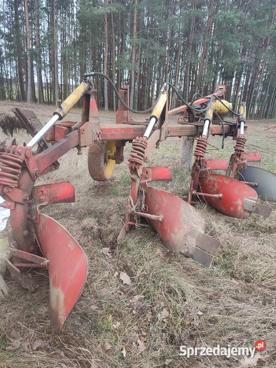Pług Atlas Unia Grudziądz 4skibowy Vario Nowy Dwór
