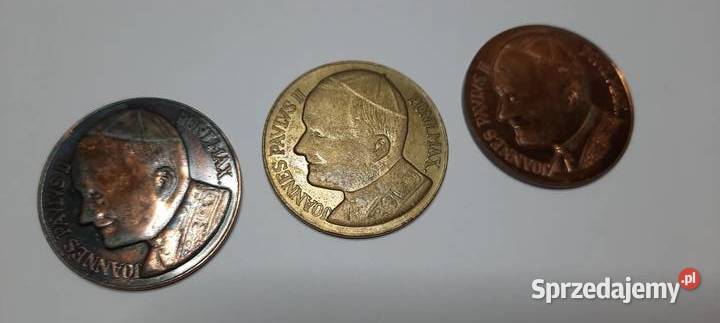 Medal Jana Pawła II I pielgrzymka do Polski k9 Warszawa