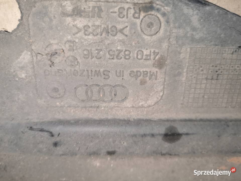 OSŁONA PODWOZIA AUDI A6 C6 PRAWA 4F0825216 śląskie Przystajń