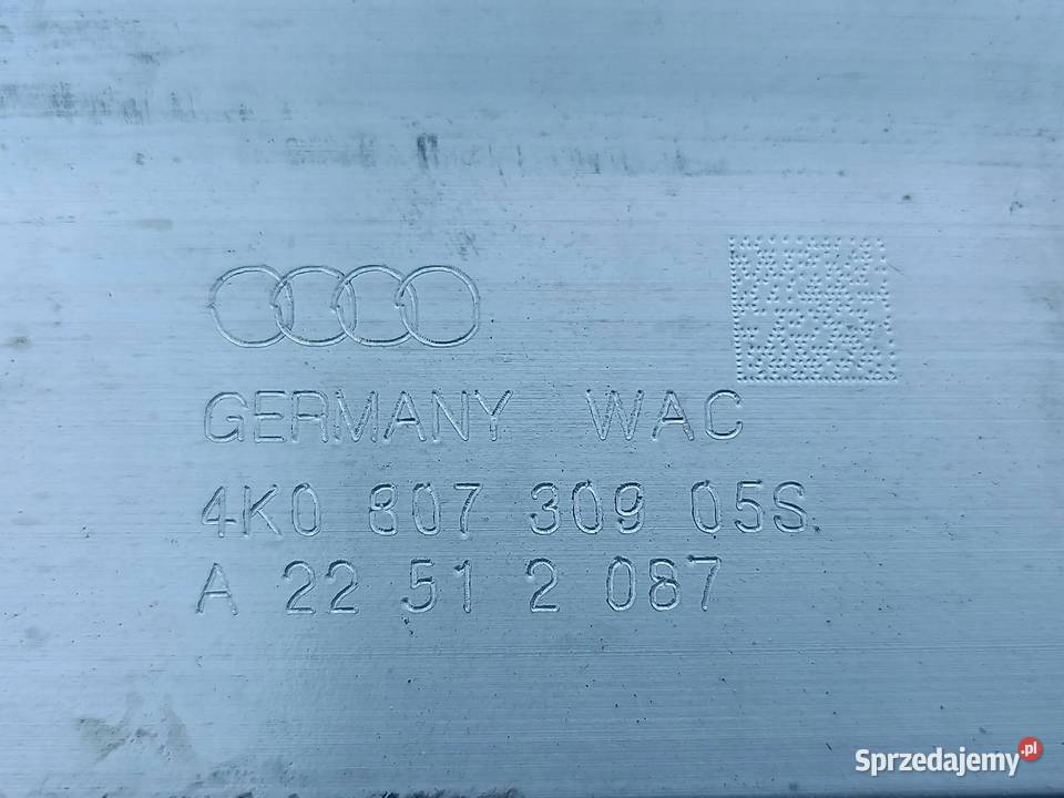 AUDI A6 C8 4K BELKA TYLNA ZDERZAKA WZMOCNIENIE Przemęt sprzedam