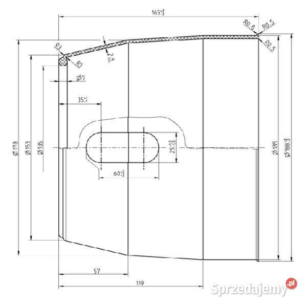 Kołpak ochronny Walterscheid SC22 D188 mm L165 Kamionna sprzedam