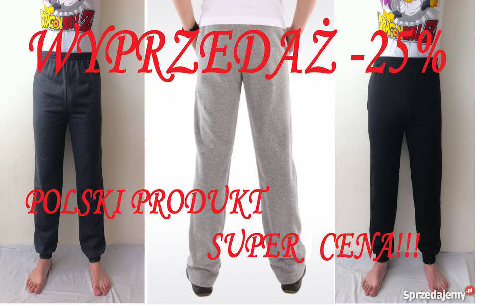 DUŻE bawełniane spodnie dresowe PAS 140 XXXL Rozmiar 3XL