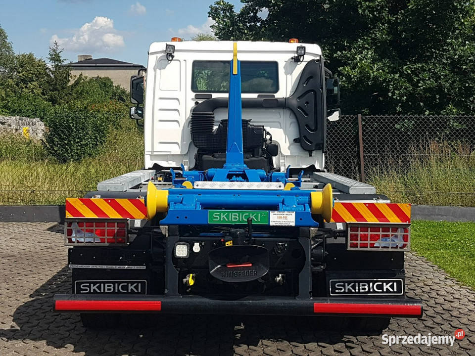 MAN TGL 12220 HAKOWIEC POD KONTENERY SKIBICKI diesel Samochody ciężarowe Motoryzacja Poręba