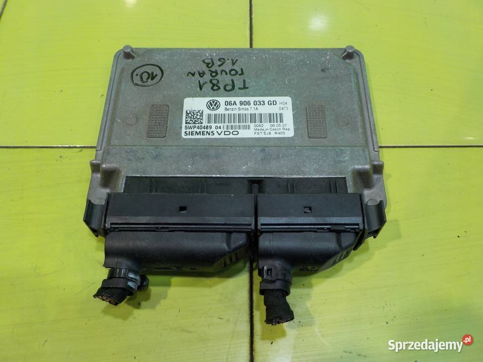 VW TOURAN I LIFT 16 B 07r 5D sterownik komputer Suków
