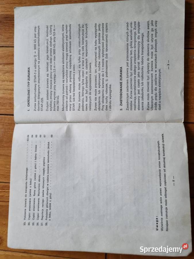Żuraw samochodowy Star3 dokumentacja techniczno Pozostałe Bydgoszcz sprzedam
