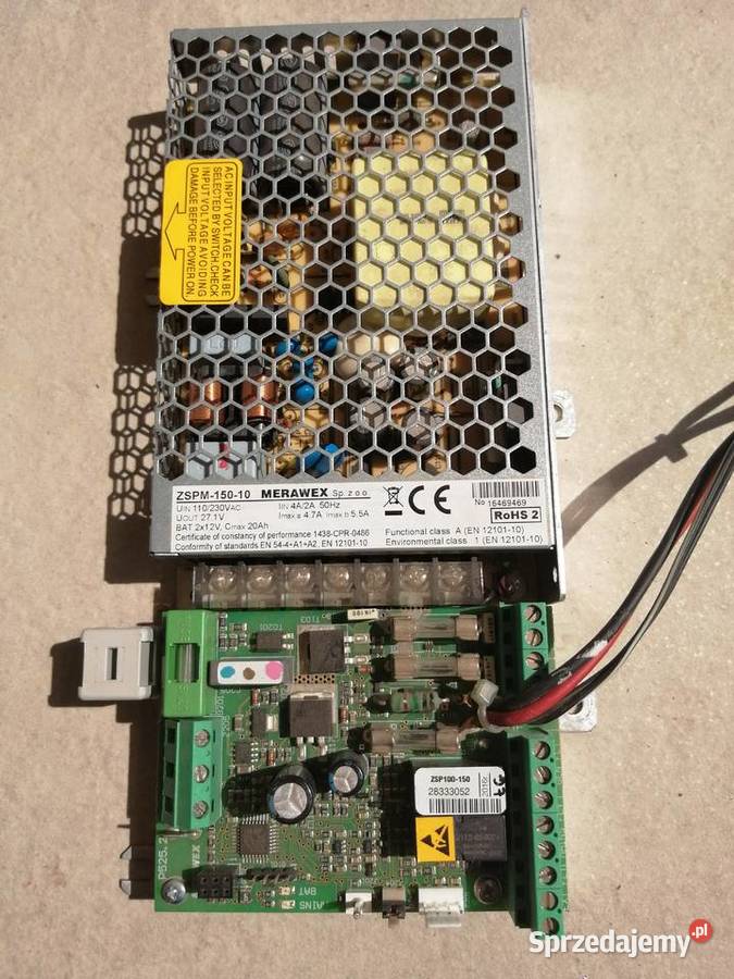 Zasilacz urządzeń ochrony przeciwpożarowej do