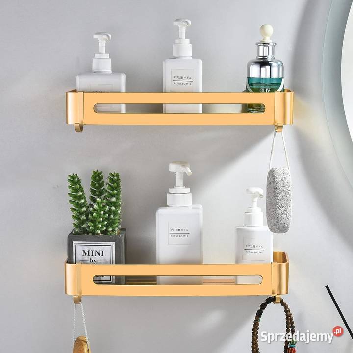 Elegancka Półka Koszyk Prysznicowy bez Wiercenia Warszawa