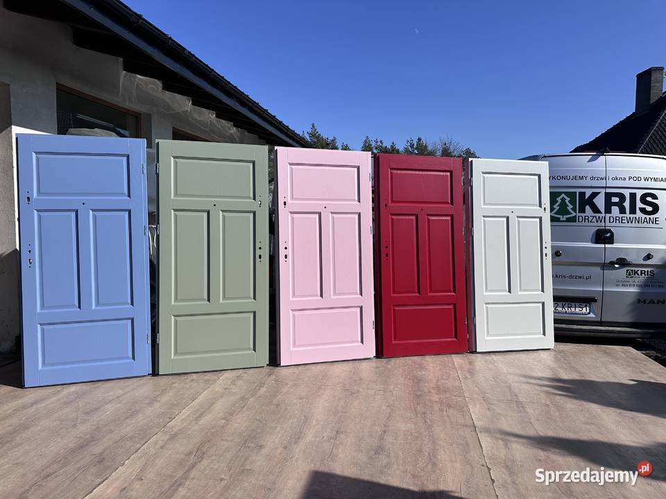 Drzwi zewnętrzne wewnątrzklatkowe NA WYMIAR łódzkie sprzedam