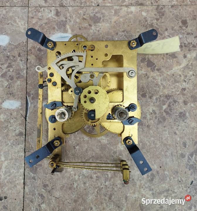 759 Mechanizm starego zegara Gustav Becker GB Tczew