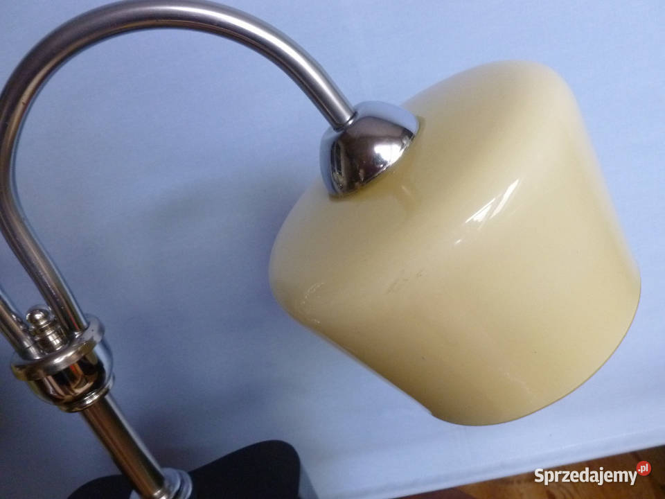 OKAZAŁA podwójna LAMPA GABINETOWA art deco