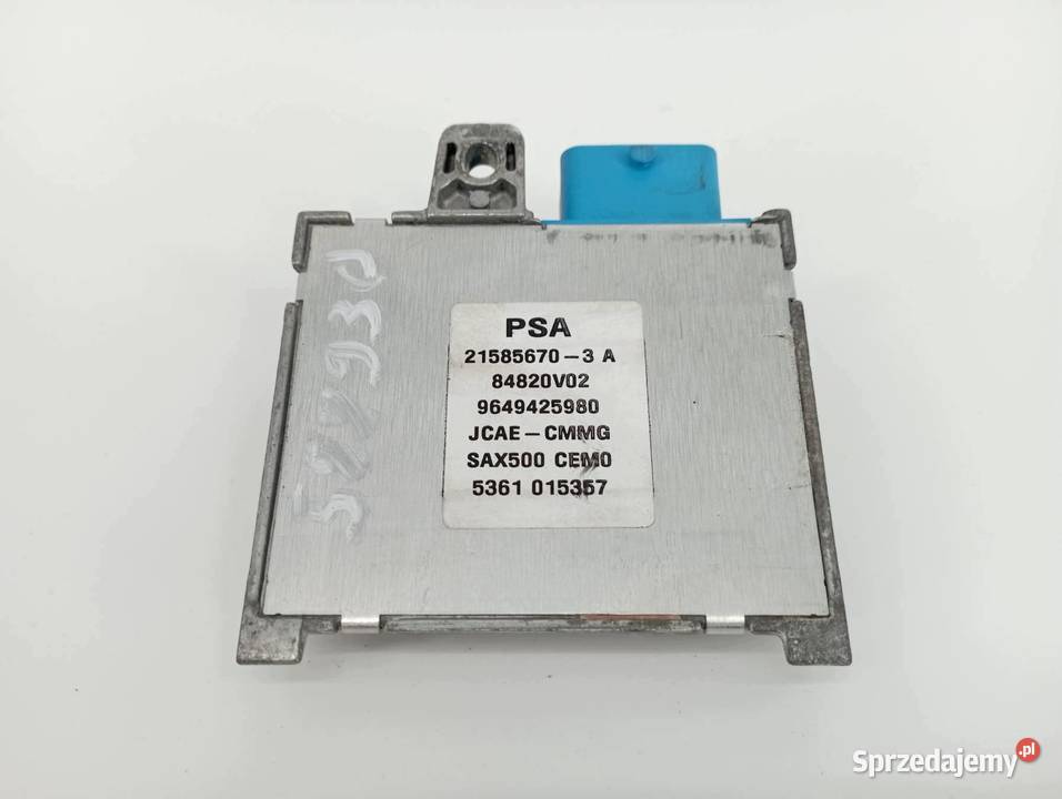 MODUŁ 9649425980 9661112480 14 B 66 Citroen C3 I Rok produkcji 2006