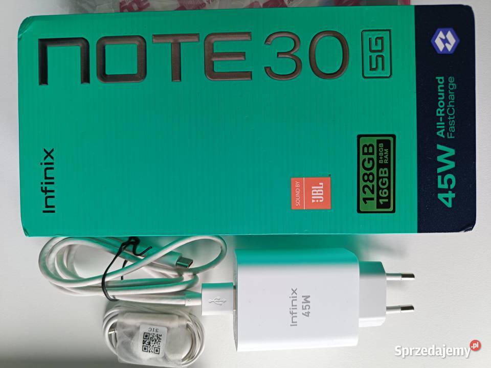 sprzedam smartfon infinix not 30 st 5g lte 8gb Pozostałe mazowieckie Płock sprzedam