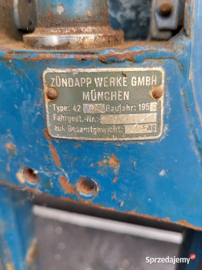 ZUNDAPP TYP 429 423 425 435 PRZÓD ZAWIESZENIE śląskie Rybnik