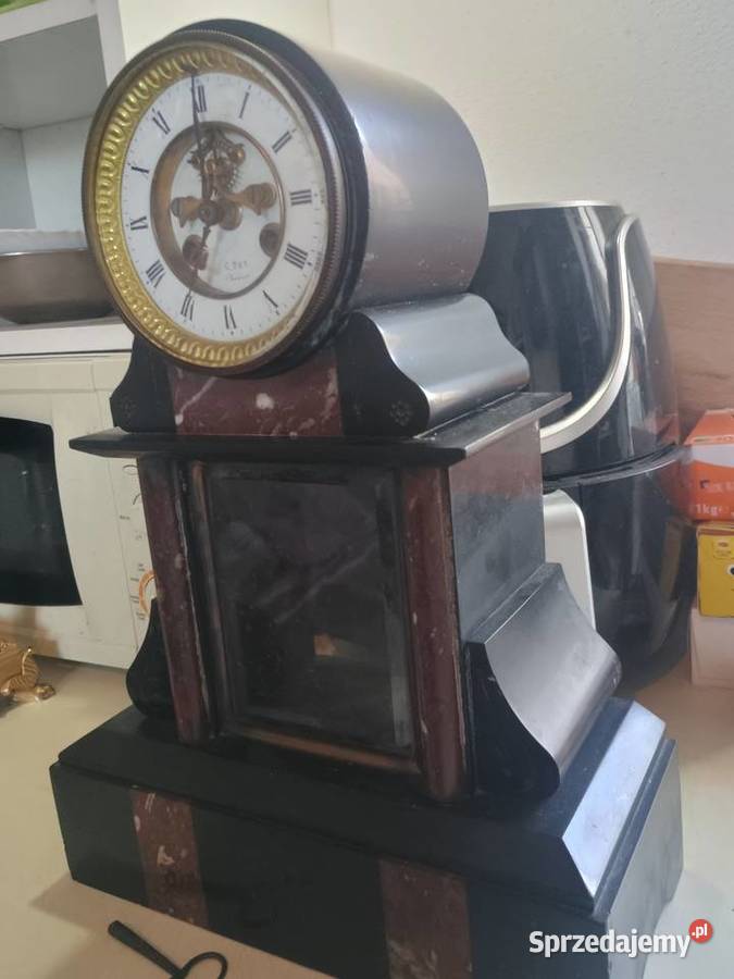 Kominkowy zegar francuski brokot Rzeszów