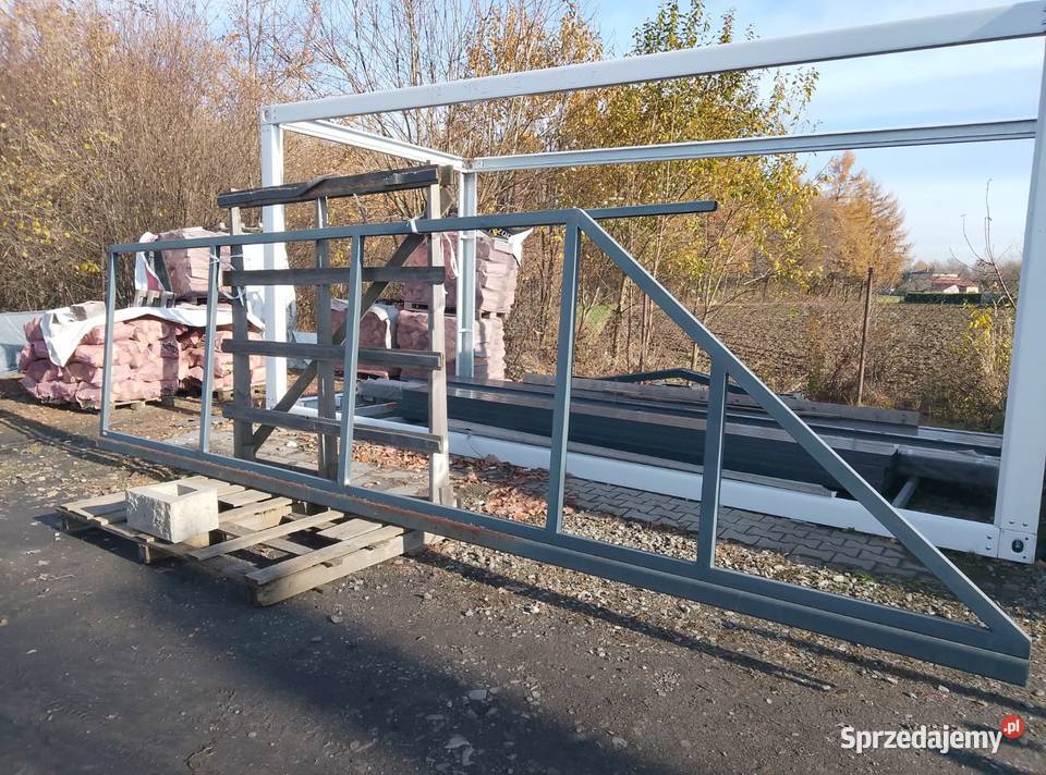 Rama bramy przesuwnej z demontażu śląskie