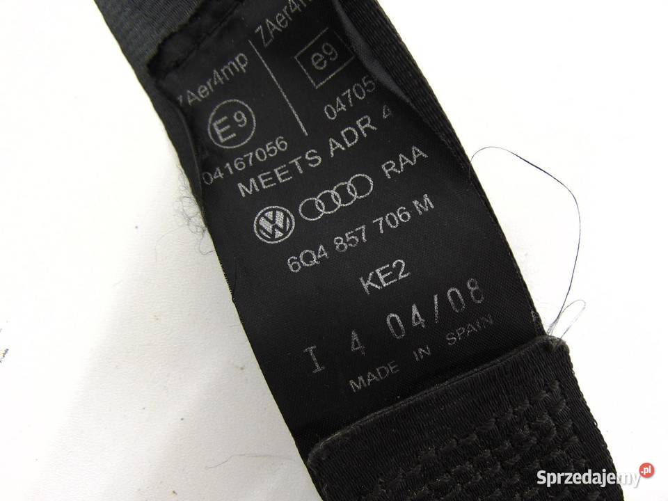 PAS NAPINACZ PRAWY PRZÓD 6Q4857706M VW POLO IV 4 Rozrząd Silniki i osprzęt