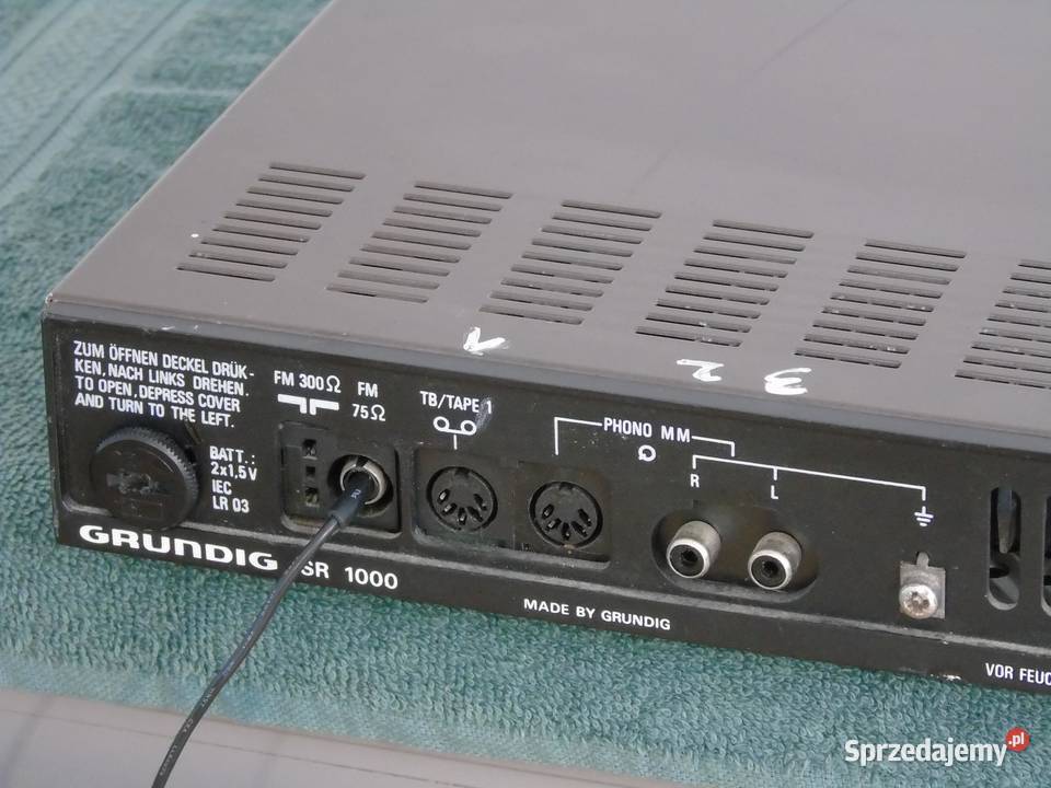 Amplituner Grundig SR1000 sprawny Vintage Jasło