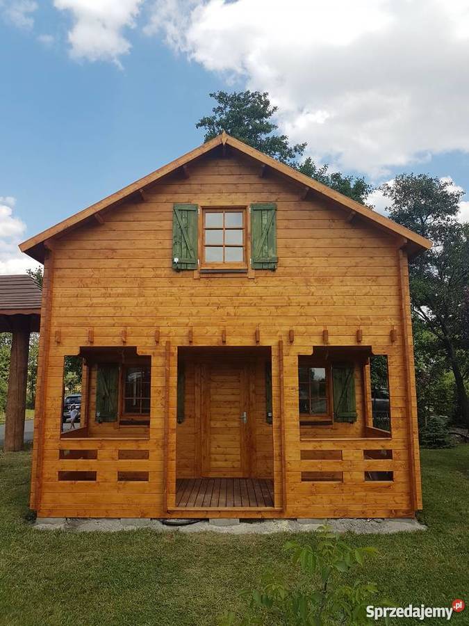 DOM domek drewniany letniskowy z bali MADAGASKAR