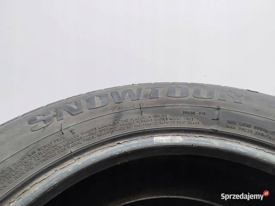 2x OPONA ZIMOWA POWERTRAC SNOWTOUR 18565R15 4820 zima sprzedam