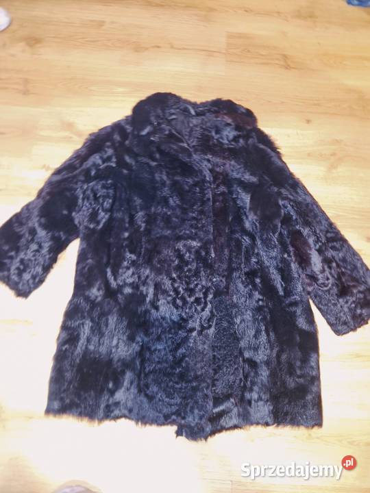 Piękne czarne zadbane Futerko LXL opolskie Namysłów