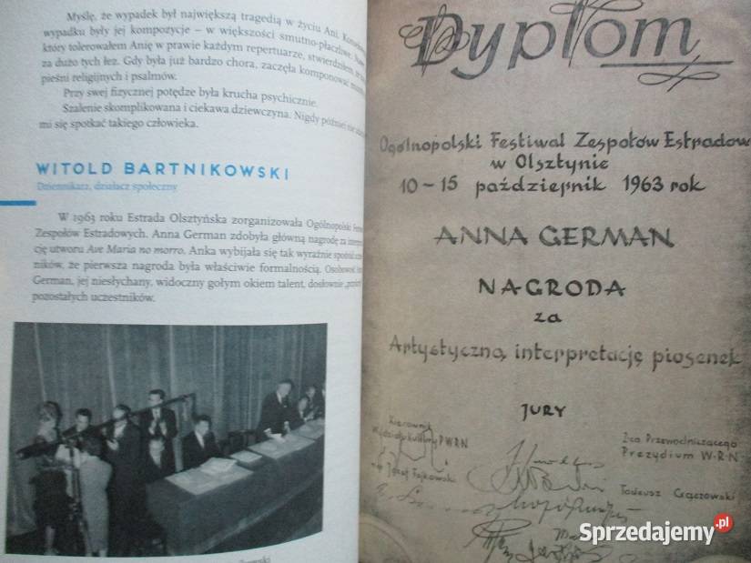 Anna German Tańcząca Eurydyka we wspomnieniach Łódź