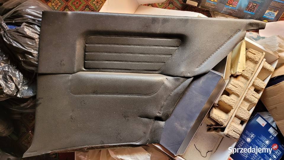 Boczki coupe bmw e30 czarna skóra komplet Kalisz sprzedam