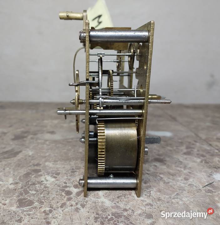 M166 Mechanizm starego zegara ściennego Japy