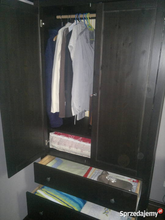 Szafa drewniana Hemnes IKEA 2drzwiowa Sosnowiec