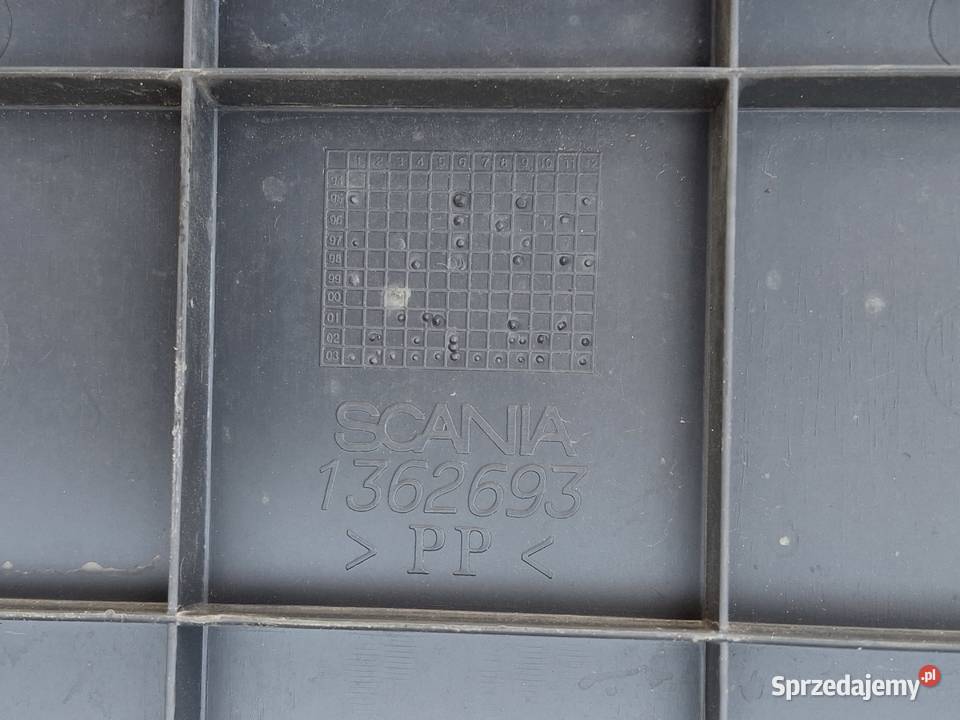 SCANIA R POKRYWA OSŁONA AKUMULATORÓW ORYGINAŁ Bieleń