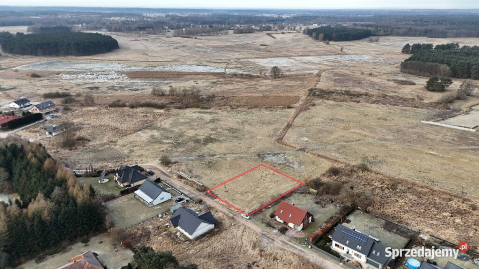 Działka budowlana 1222m Sławoszewo