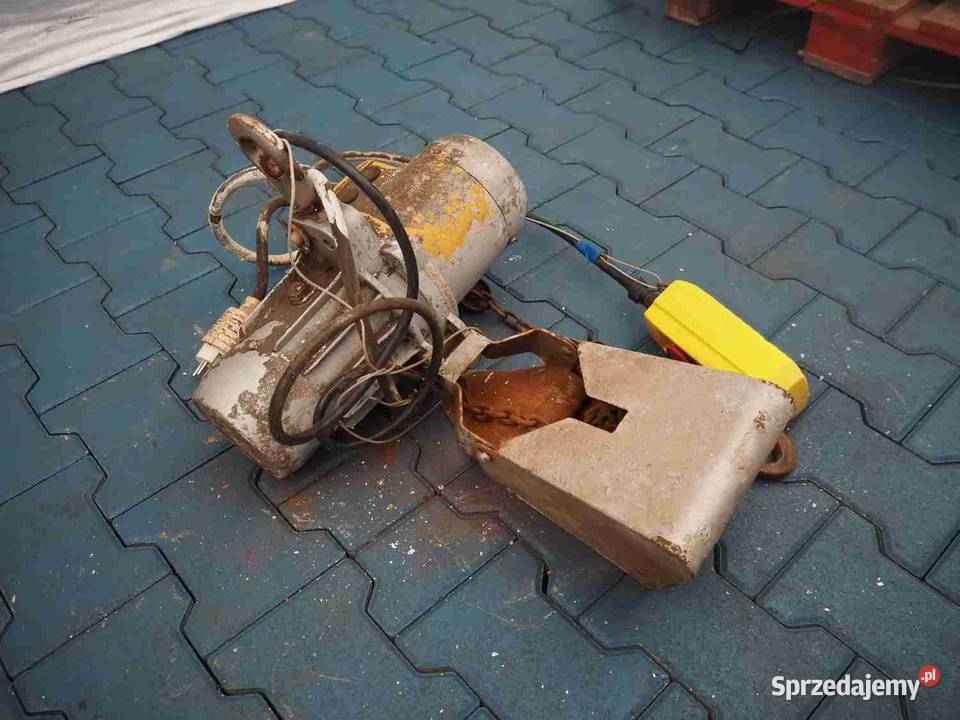 Wciągnik łańcuchowy R 6 Udźwig 500 1979 wielkopolskie Krotoszyn sprzedam