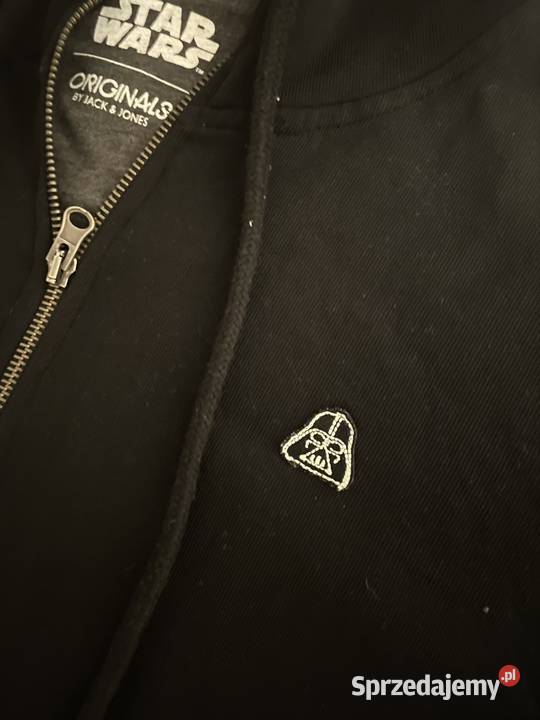 Star Wars ML Czarna Bluza z Kapturem na Zamek Wrocław sprzedam
