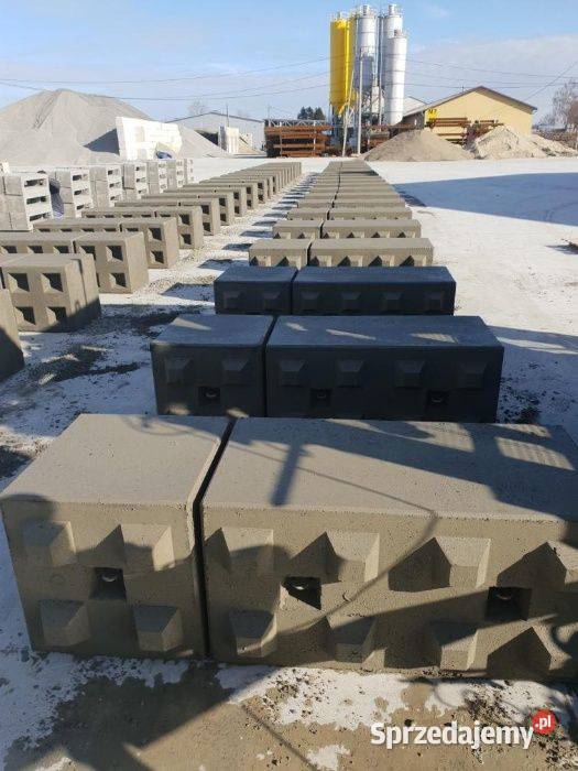 Blok betonowy typ 40 bloki betonowe mury oporowe sprzedam