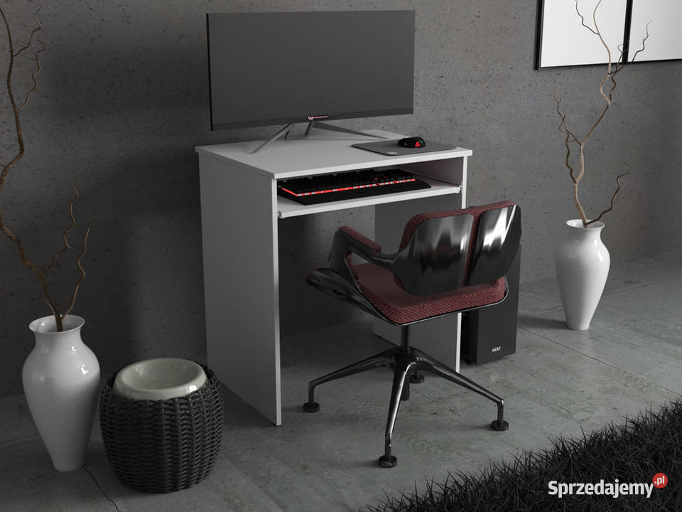 Biurko Białe Mat Małe Szkolne Komputerowe warmińsko-mazurskie Elbląg