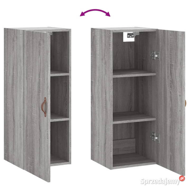 Szafka wisząca szary dąb sonoma 345x34x90 Warszawa