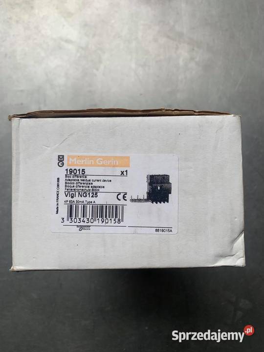 Moduł różnicowy Vigi NG125 4biegunowy 63A 230415 mazowieckie Warszawa