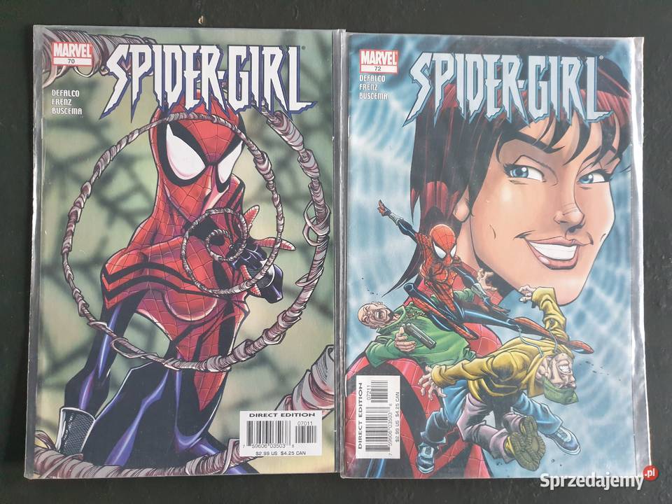 SpiderGirl SpiderWoman 10 oryginalnych komiksów Amerykańskie pomorskie Gdynia