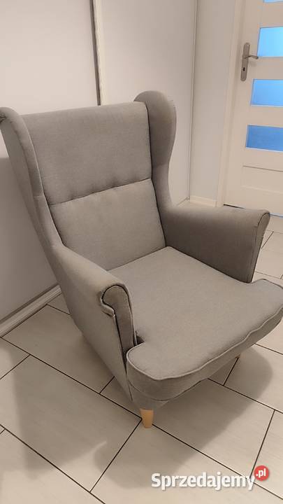Fotel uszak szary Poznań