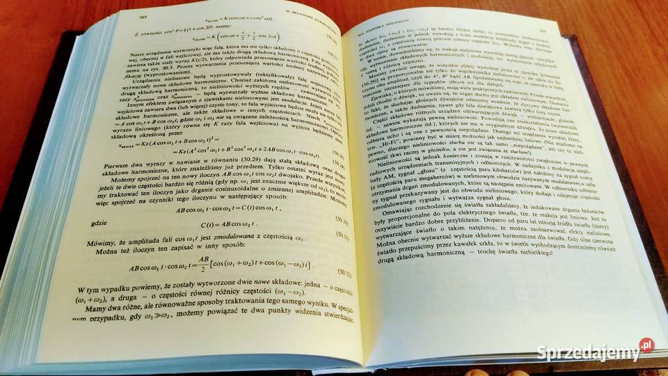 Feynmana wykłady z fizyki T 1 cz 2 Optyka twarda pomorskie Gdańsk