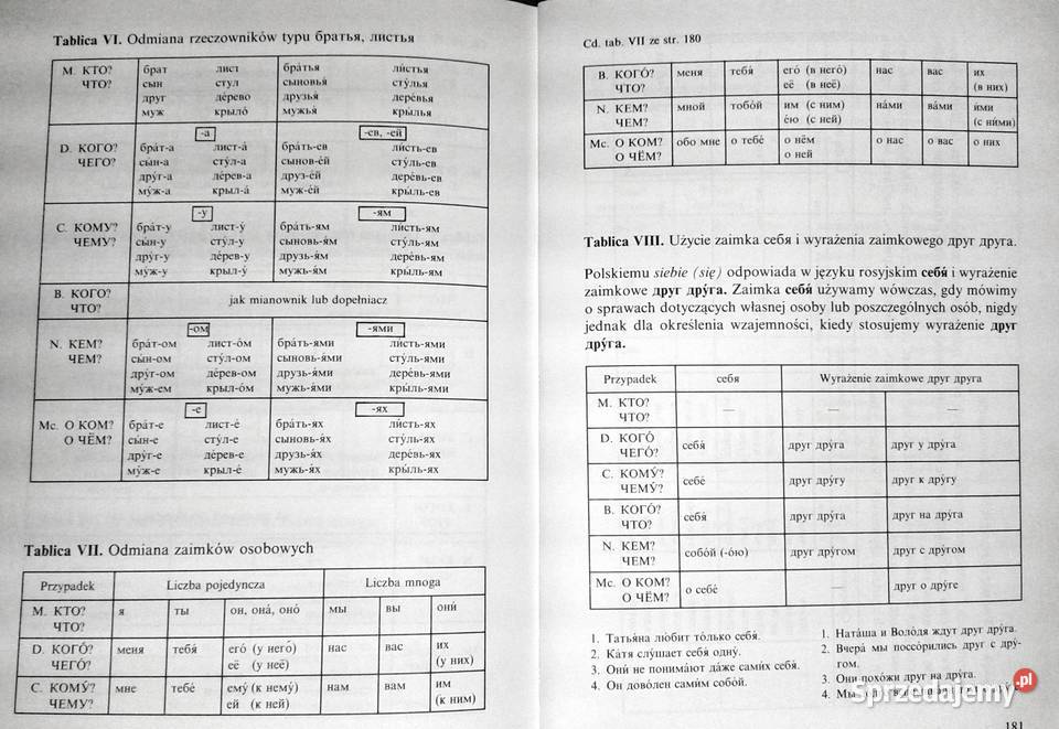 Ruski jazyk kl 4 Język rosyjski Wojciech Rok wydania 1997 lubelskie Chełm