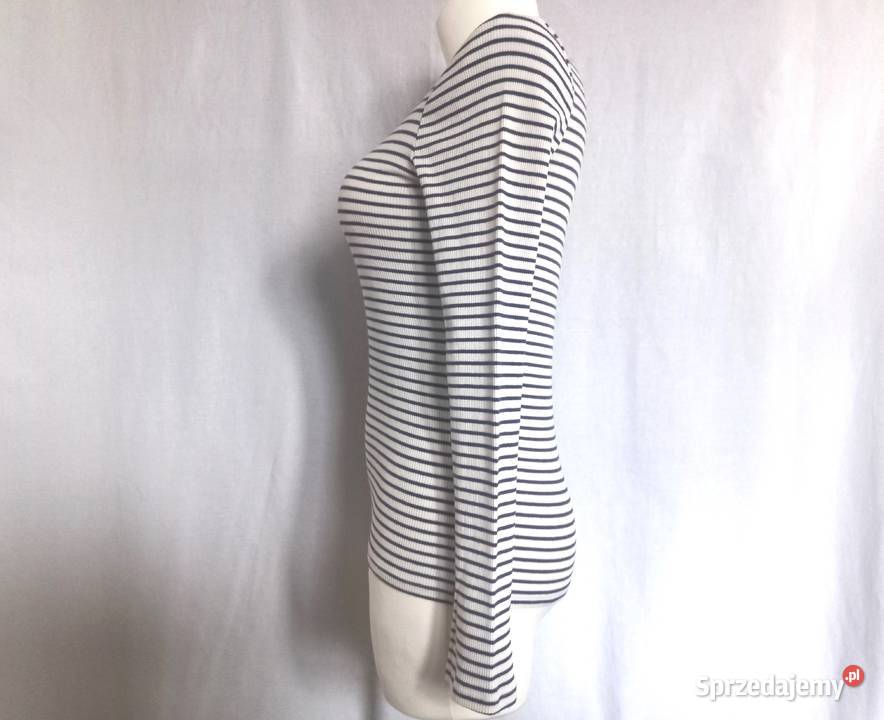 Bluzka długi rękaw Longsleeve PASKI r 3840 Odzież damska podlaskie Białystok