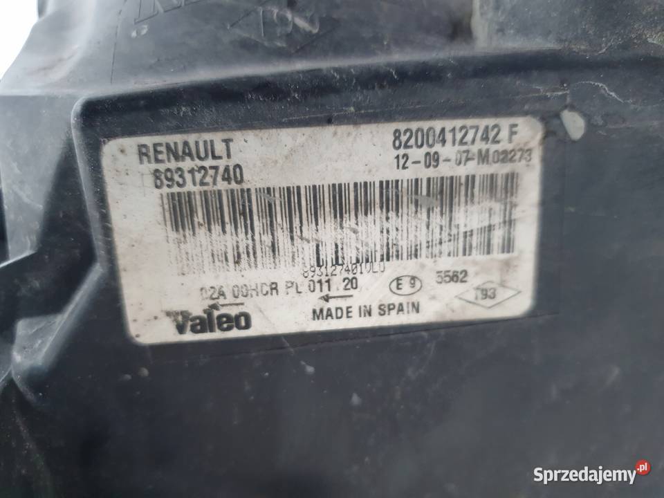 LAMPA PRAWA Renault Megane II lift 0509r lubelskie Rudka