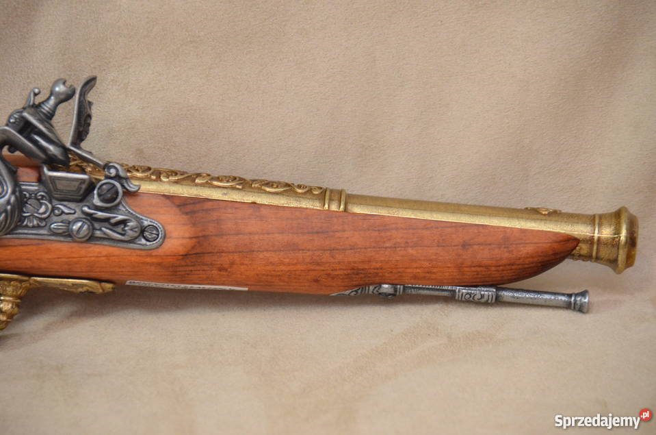 Replika broni brytyski pistolet skałkowy XVIIIw Środa Wielkopolska sprzedam
