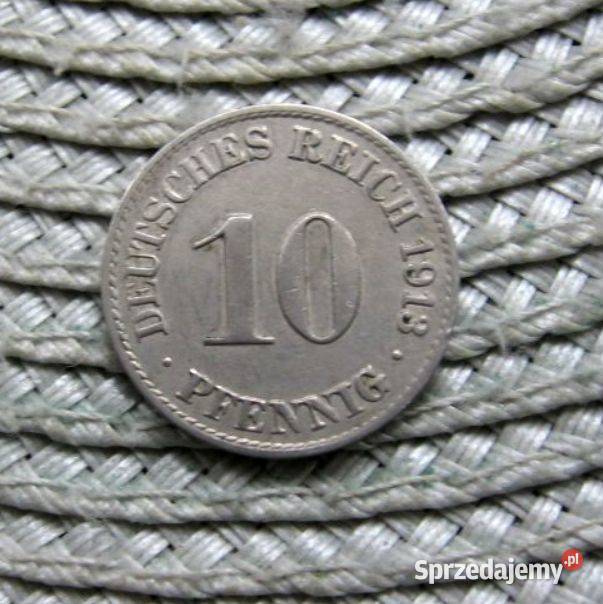 Niemcy 10 Reichspfennig 1913r A Numizmatyka Kalisz