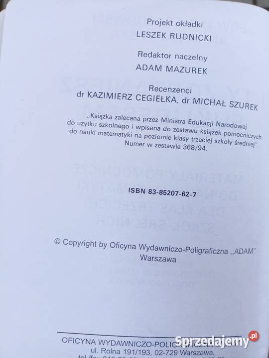 I ty zostaniesz Euklidesem podręczniki szkolne