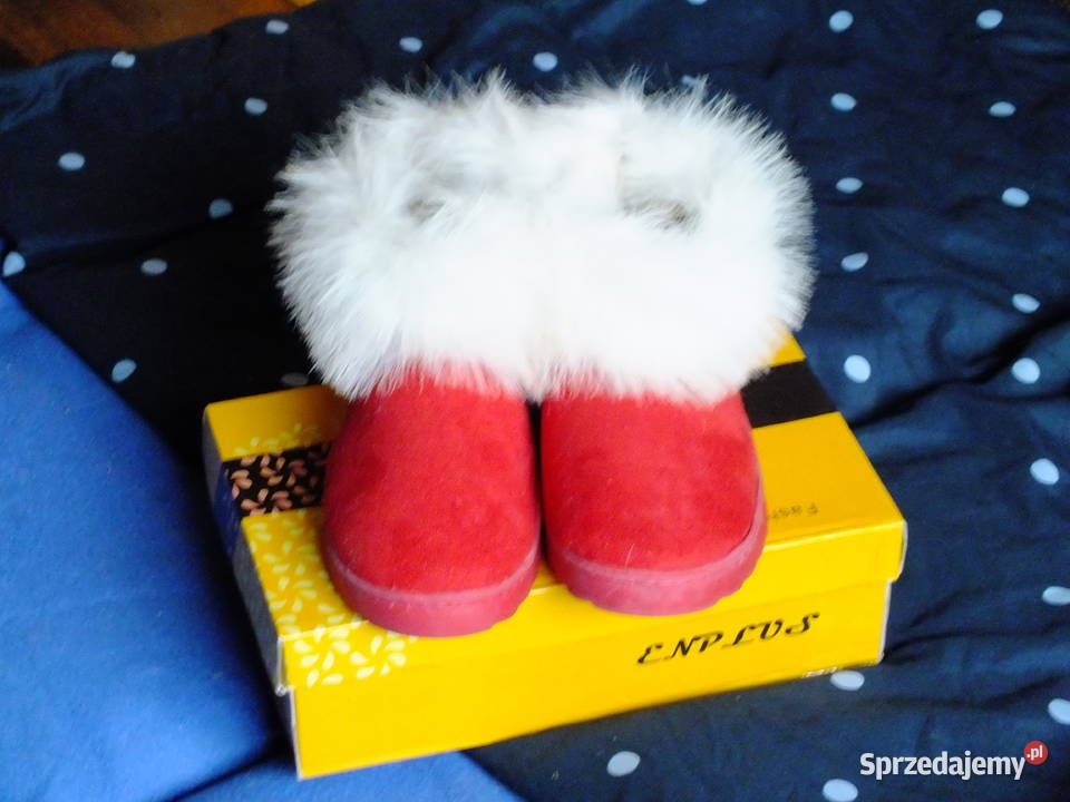 Sprzedam damskie buty ocieplane z futerkiem mało Gdańsk