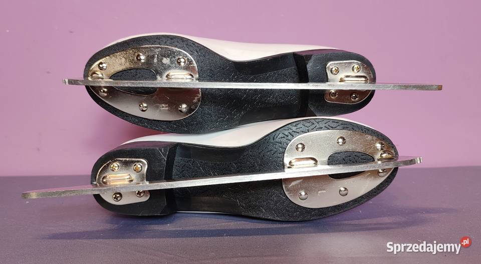 Łyżwy figurowe białe rozmiar 36 wkładka 232 25 Łyżwiarstwo i hokej