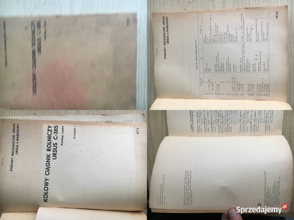 Kołowy Ciągnik Rolniczy Ursus C385 Katalog Łęczyca