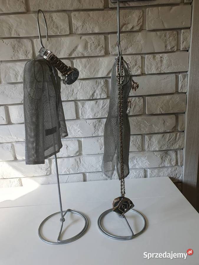 Manekin stojak wieszak na biżuterię vintage 2 w